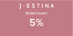JESTINA DOUBLE COUPON 5%