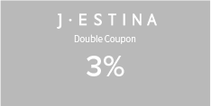 JESTINA DOUBLE COUPON 3%